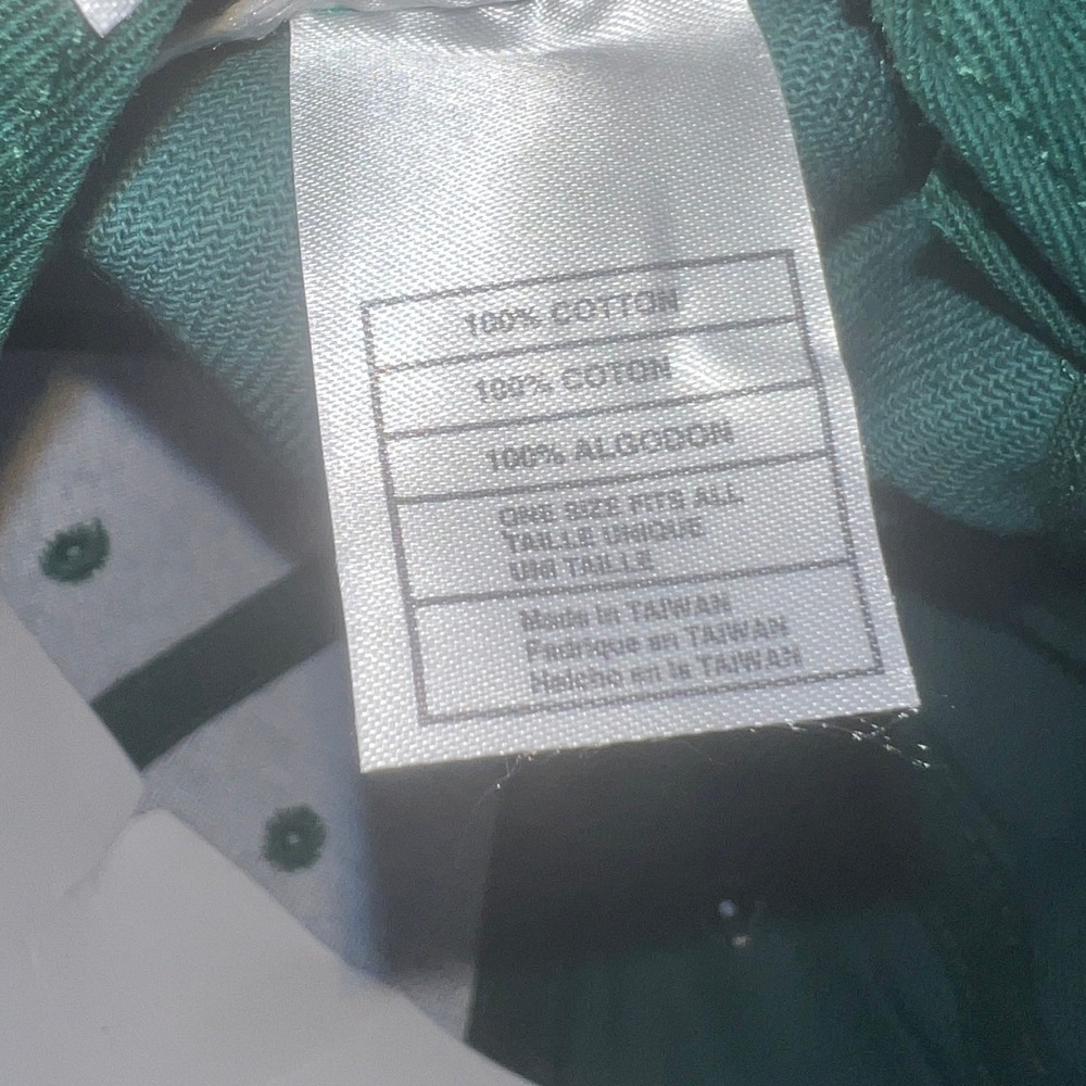 NFL New York Jets Hat Mens Green Adjustable Baseball‎ Cap Embroidered Logo NWT - Picture 8 of 10